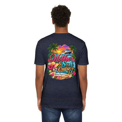 Mother & Son Cruise T-Shirt — Tropical Family Vacation Graphic Tee