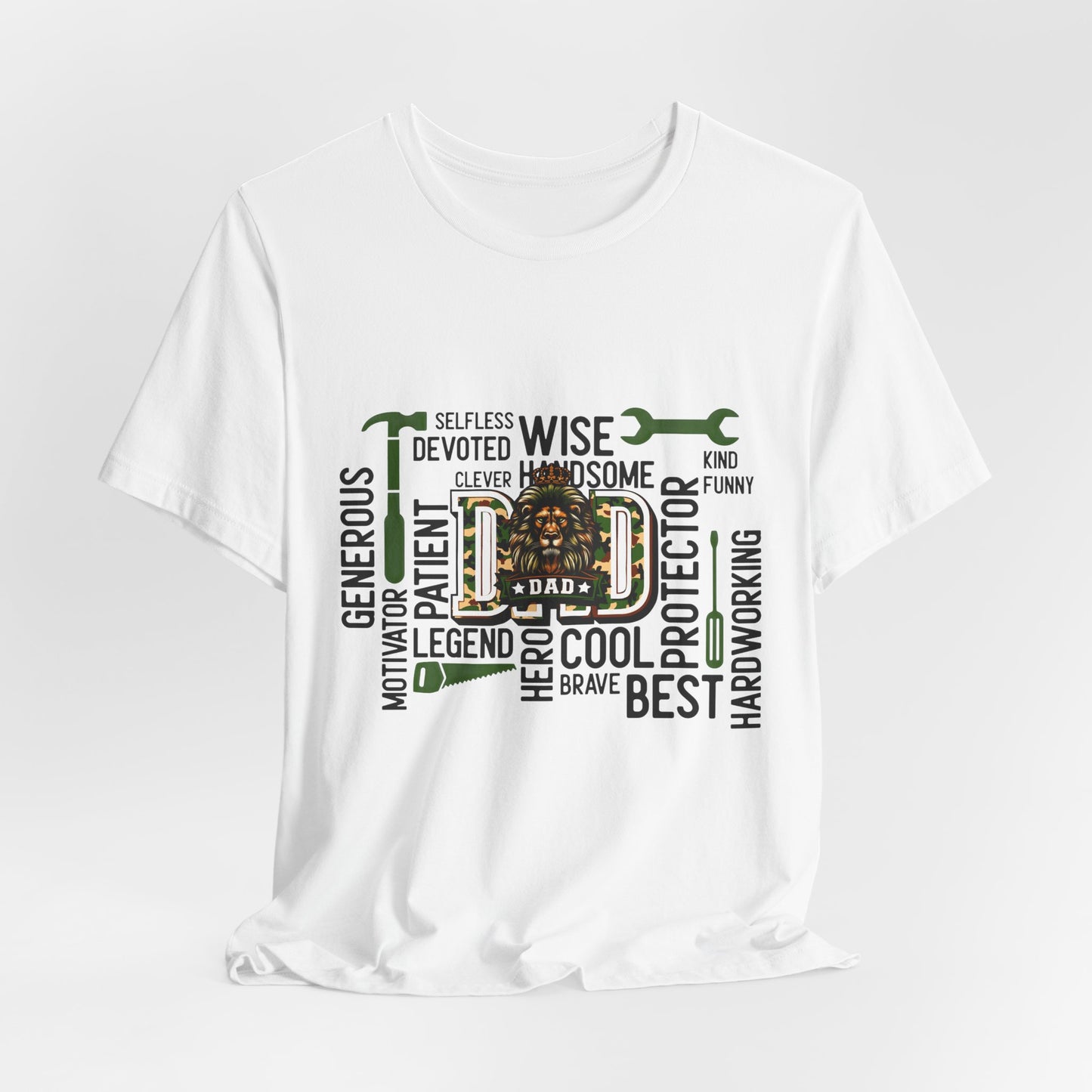 Best Dad Toolbox Word Cloud T-Shirt