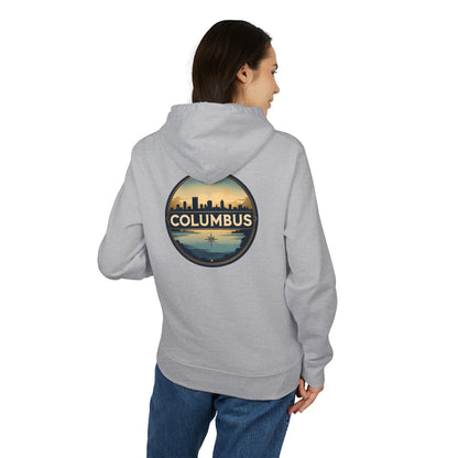 Columbus Skyline Hoodie — Retro Cityscape Sweatshirt