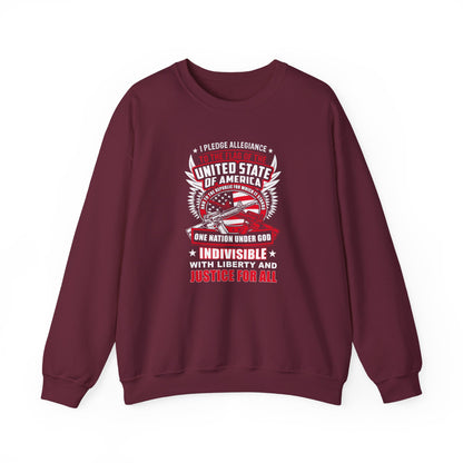 I Pledge Allegiance To the Flag of the of America The Reporlic for Which It Stands One Nation Under God Indivisible With Liberty and Justice for All Sweatshirt