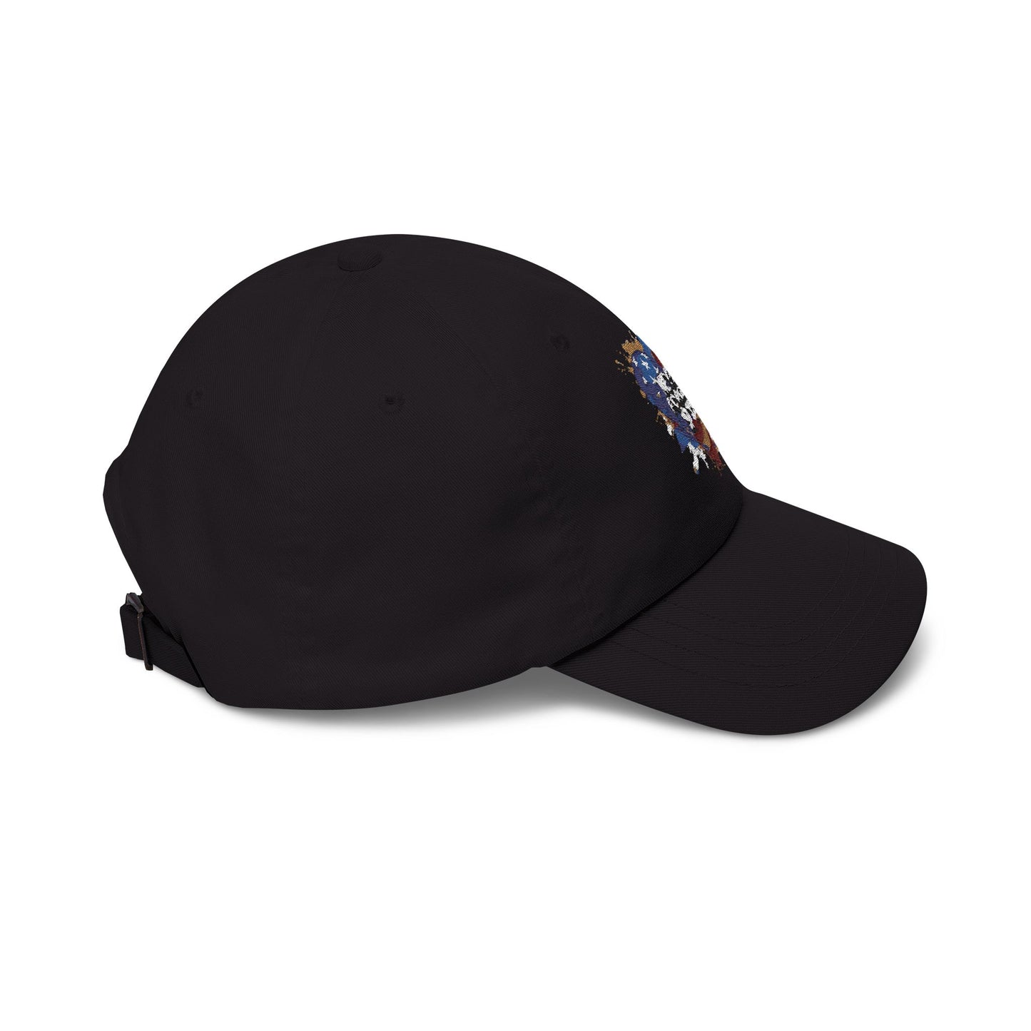 Dad Cap - "Never Forget 9/11" Heart American Flag Tribute Cap