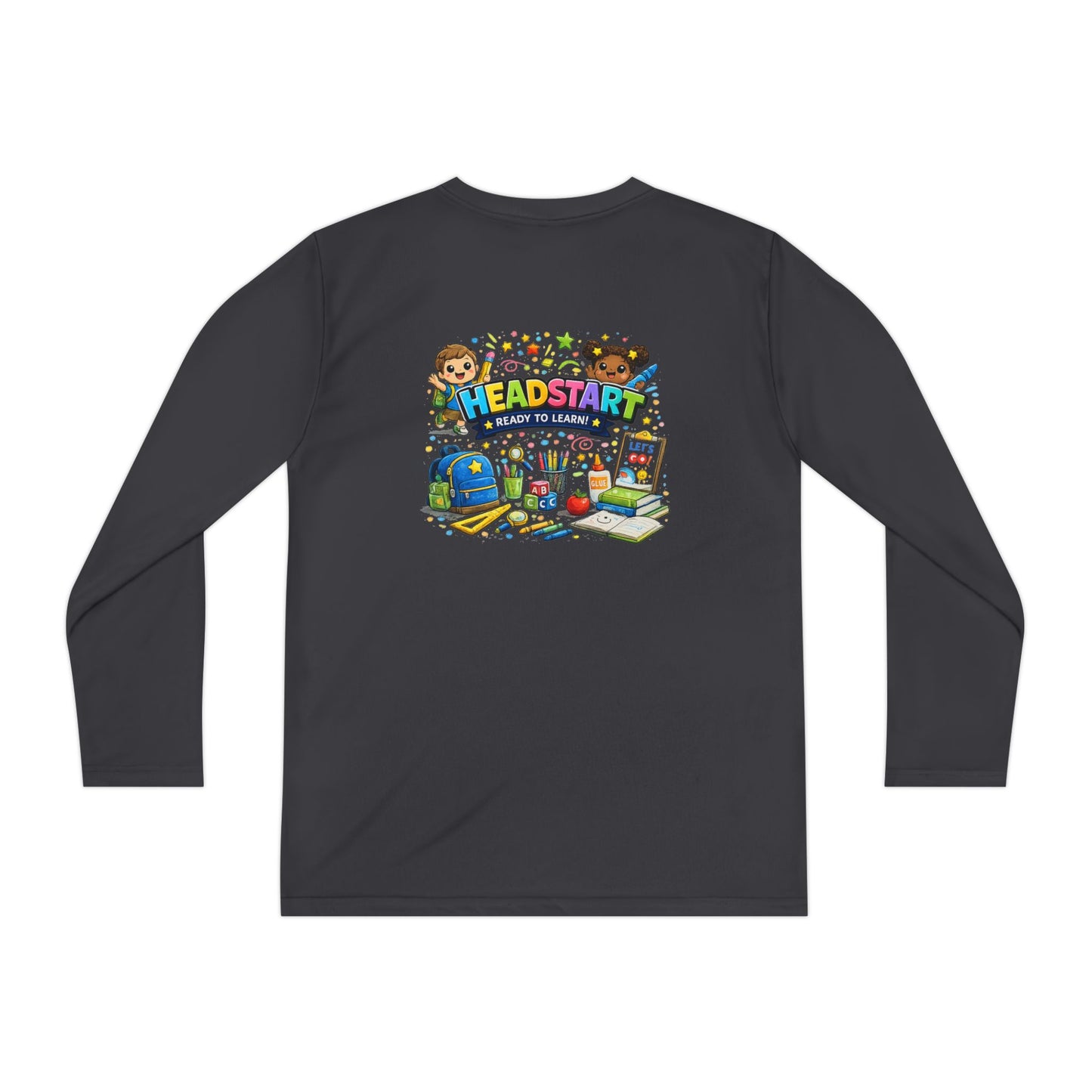 Head Start Kids Long Sleeve Tee — Back-to-School Preschool Shirt