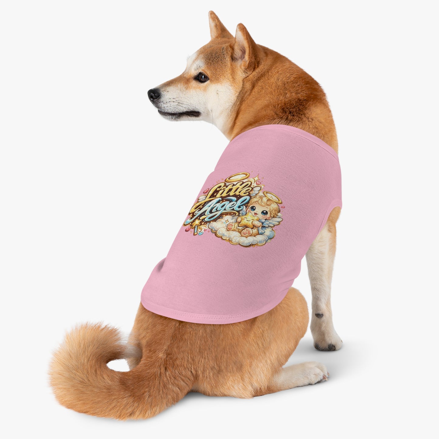 Little Angel Pet Tank Top — Cute Angel Puppy & Kitten Shirt for Small Dogs and Cats