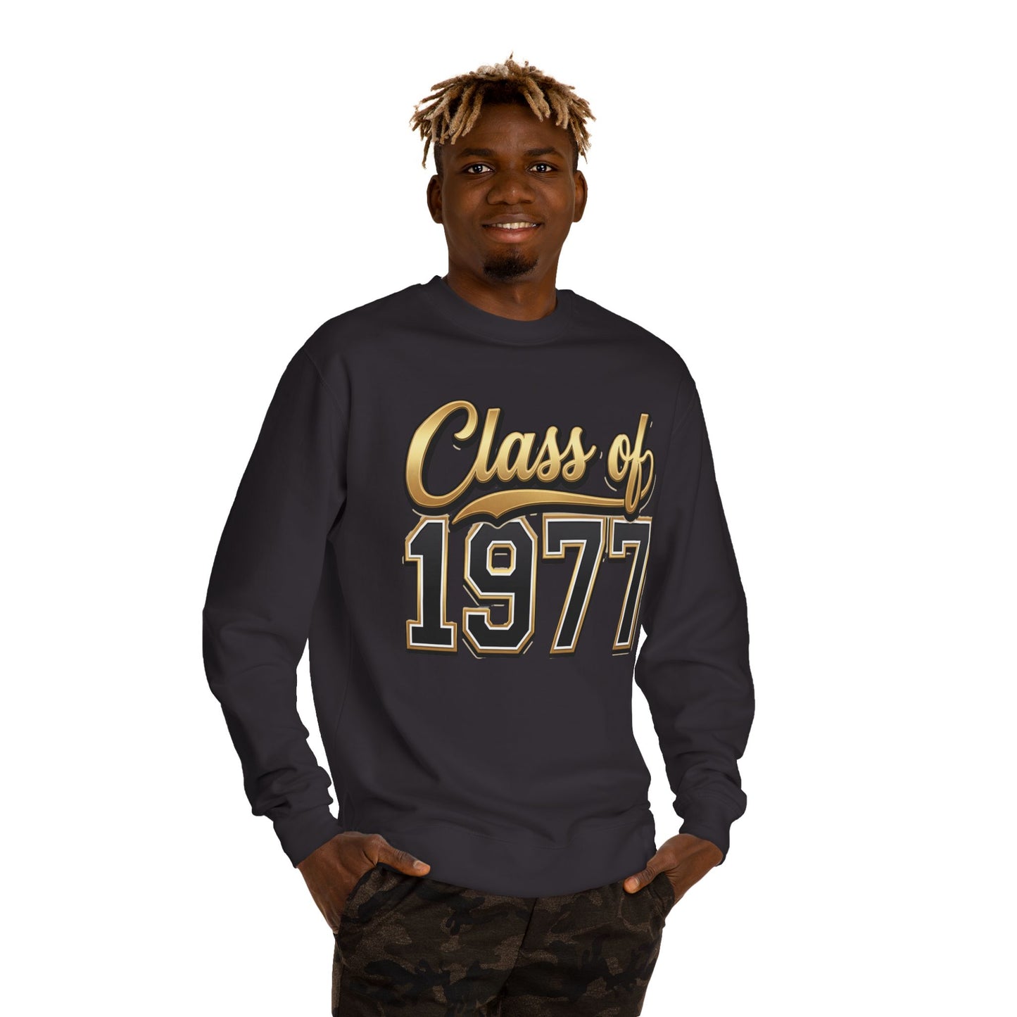 Class of 1977 Sweatshirt — Retro Graduation Reunion Crewneck
