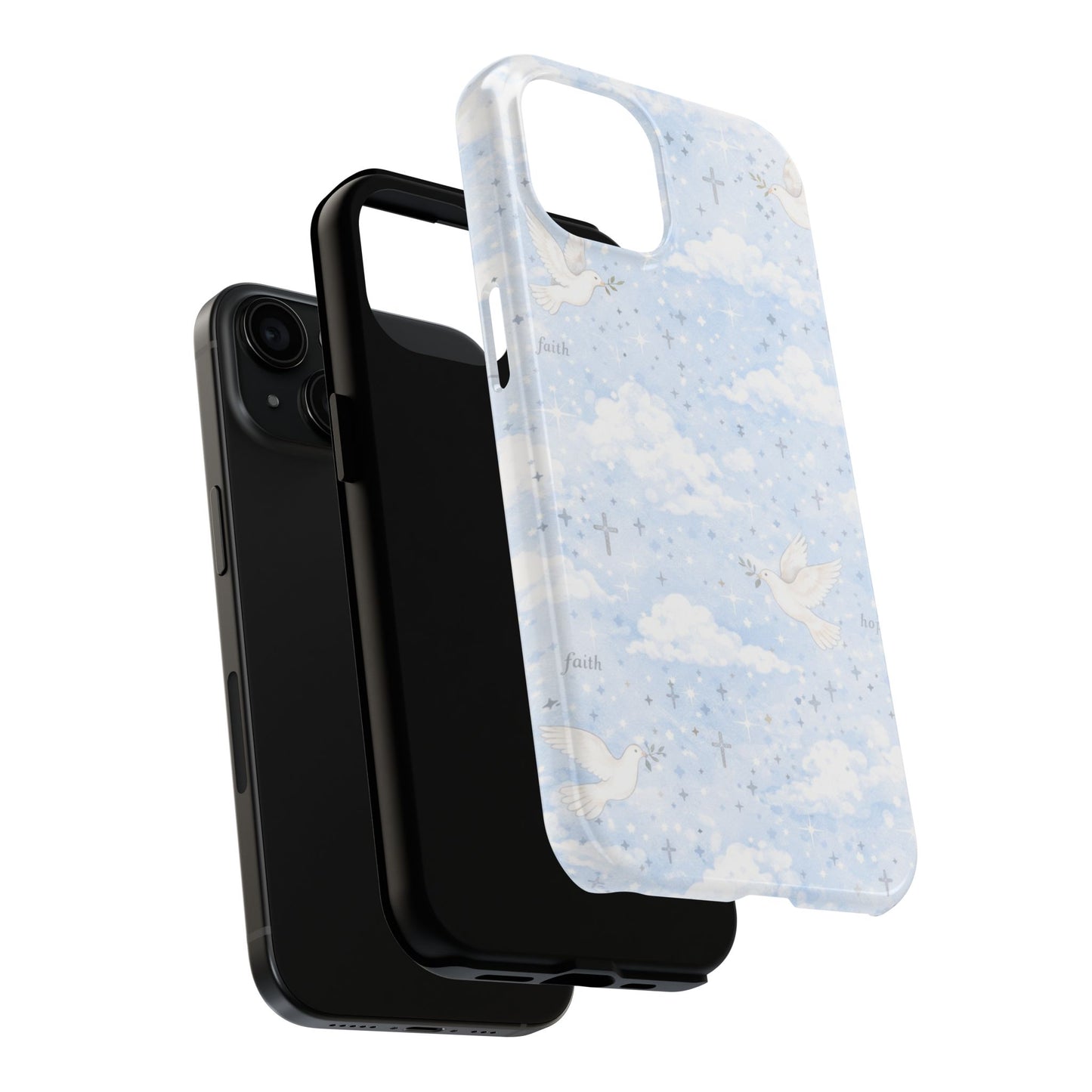 Hope Faith Phone Case | Christian floral iPhone Case