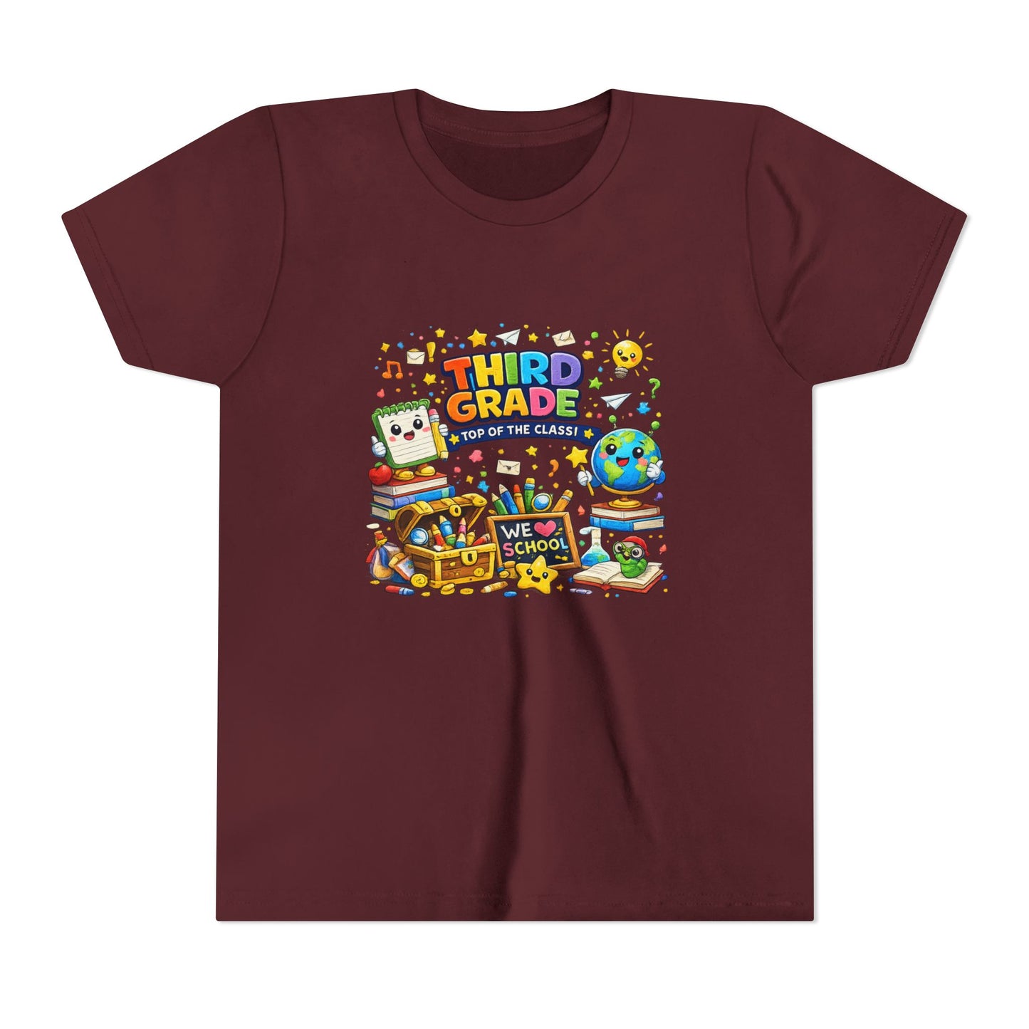 Third Grade Kids Tee — "Third Grade Out of the Classroom" Back-to-School Youth Shirt