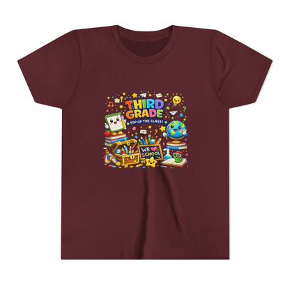 Third Grade Kids Tee — "Third Grade Out of the Classroom" Back-to-School Youth Shirt