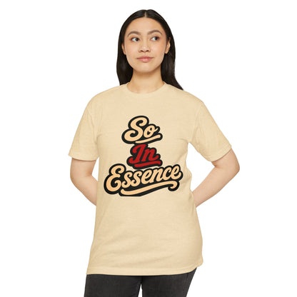 So In Essence T-Shirt — Retro Script Graphic Tee
