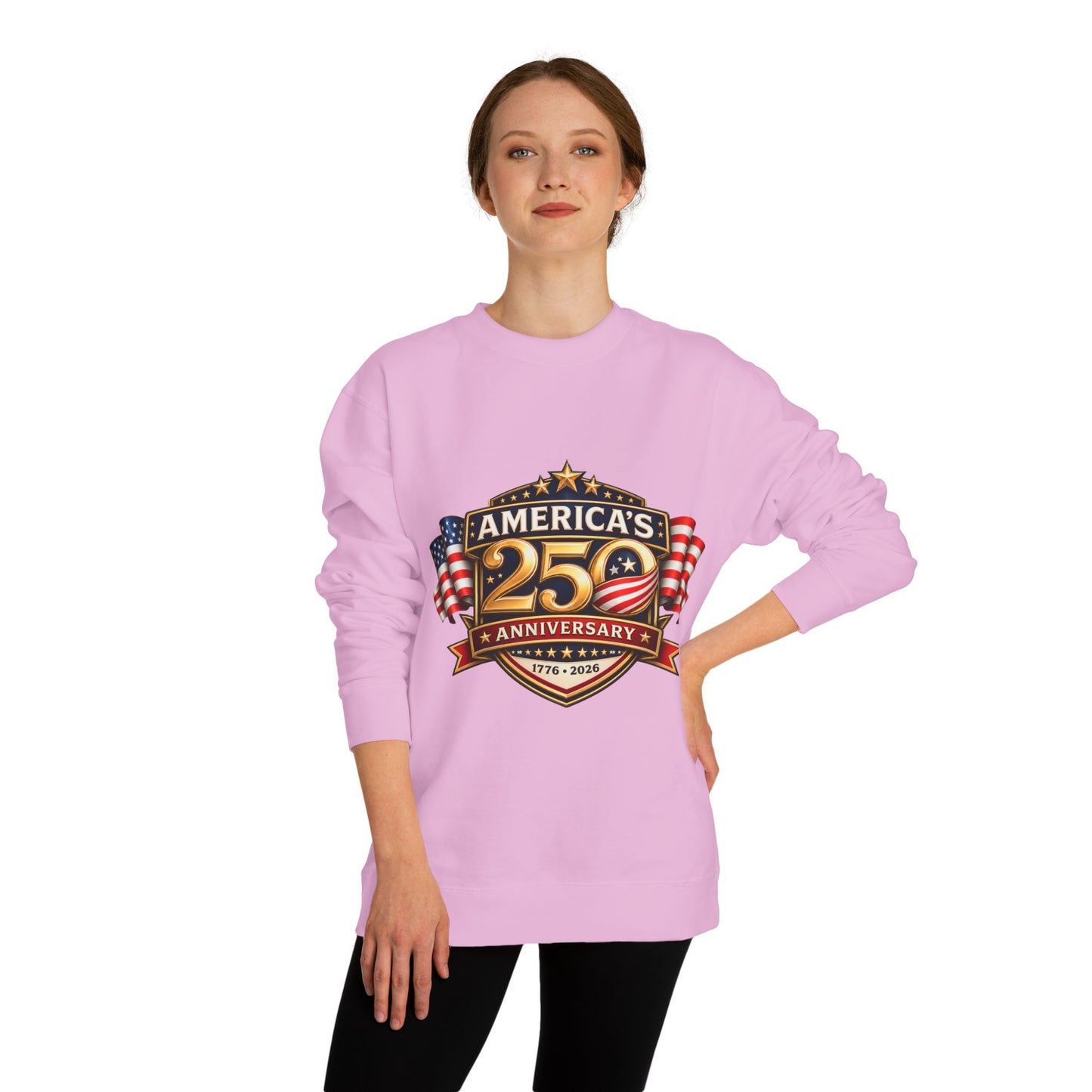 America's 25th Anniversary Sweatshirt — Patriotic USA Flag Crewneck (1776–2026)
