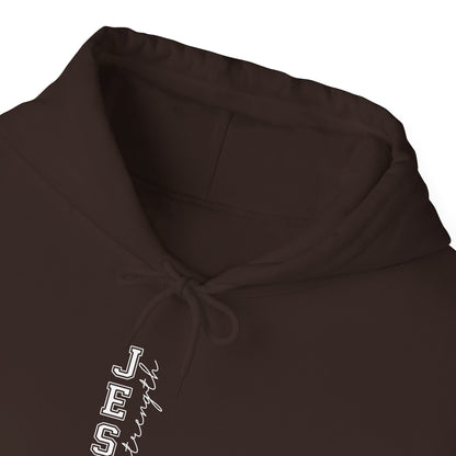 Jesus Vertical Script Hoodie