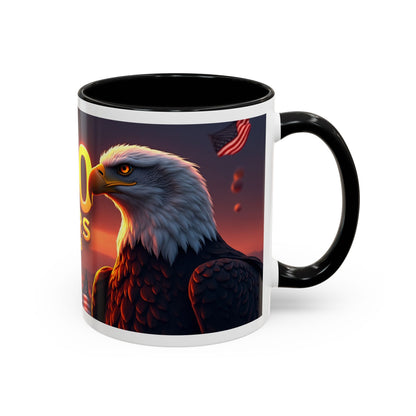 250 Years 1776–2026 Eagle Coffee Mug — Patriotic Anniversary 250th USA Celebration