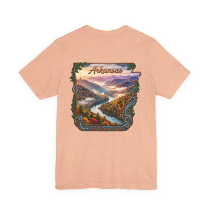 Arkansas Scenic River Tee — The Natural State Retro Landscape T-Shirt