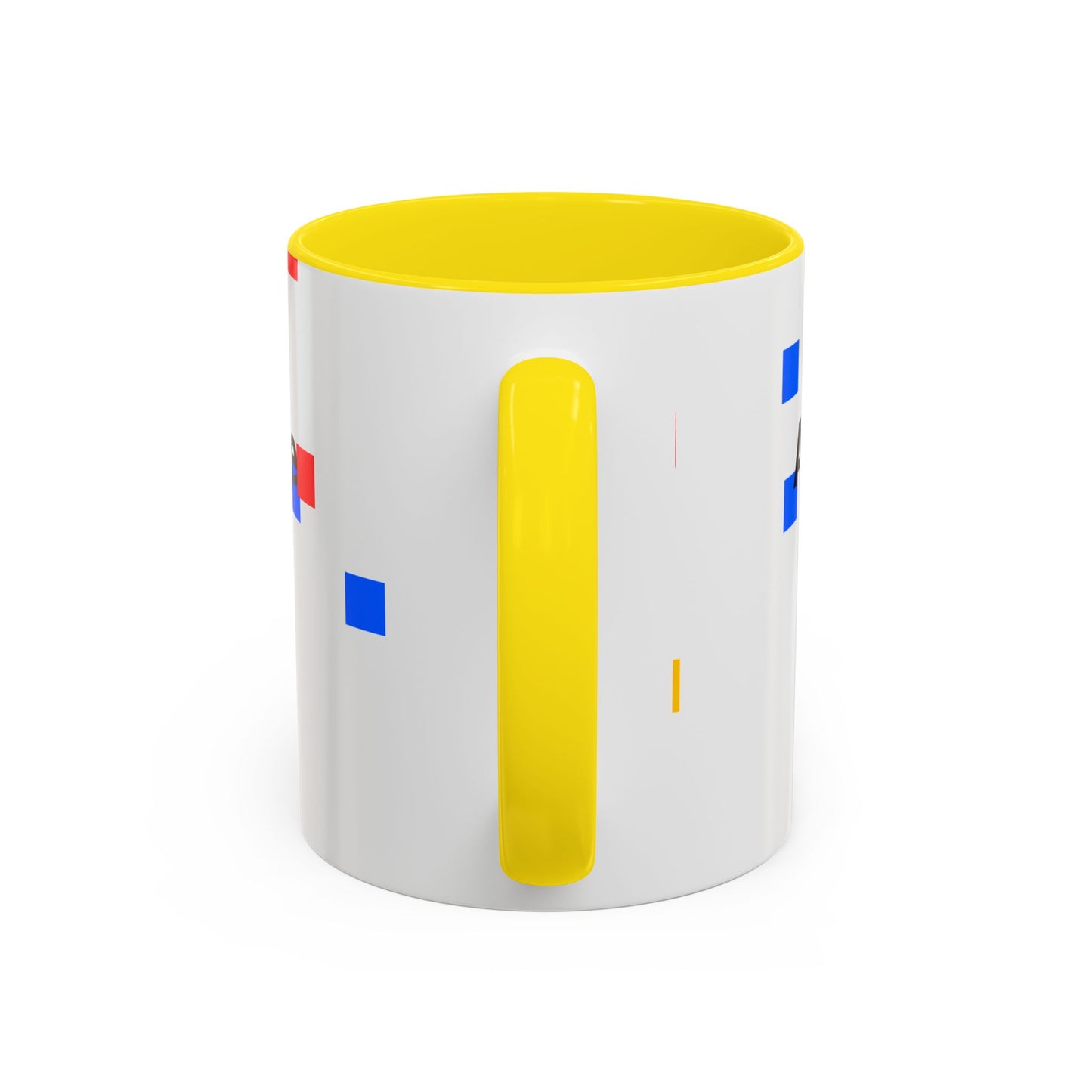 Autism Acceptance Accent Coffee Mug – Colorful Puzzle Square Design (11/15 oz)