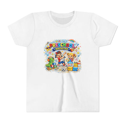 Preschool Rockstar Youth Tee — Cute Back-to-School Toddler Shirt