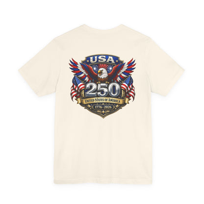 USA 250th Eagle T-Shirt — 1776–2026 Patriotic American Independence Tee