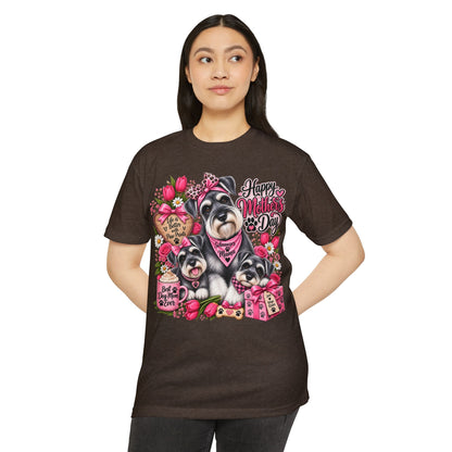 Mother's Day Schnauzer T-Shirt — Happy Mother's Day Dog Mom Tee