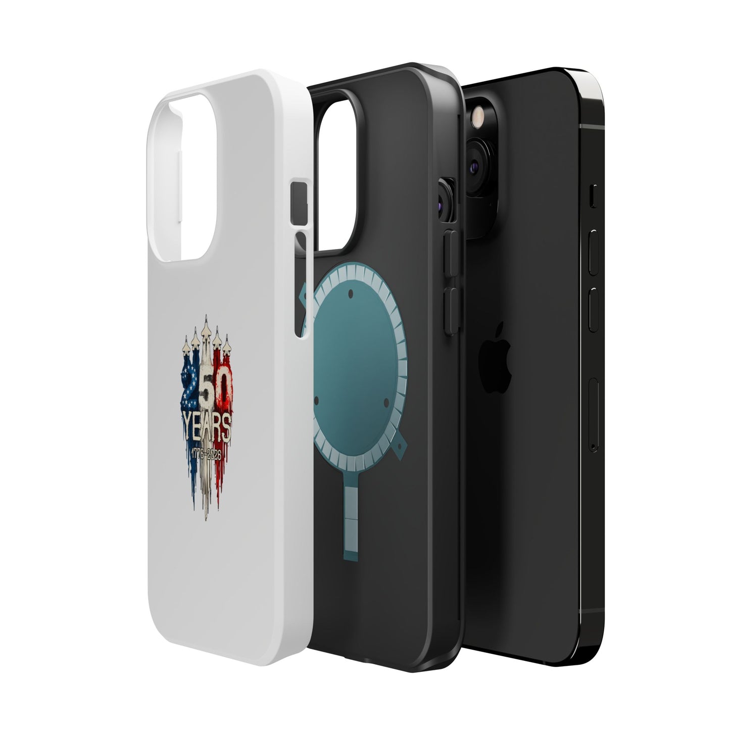 50 Years Patriotic iPhone Case — American Flag Anniversary Magnetic Impact-Resistant Case