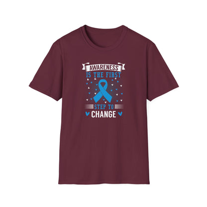 Awareness Is the First Step to Change T-Shirt