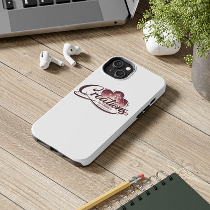 Tough Phone Case — "Creations by Donece" Logo Protective Phone Cover