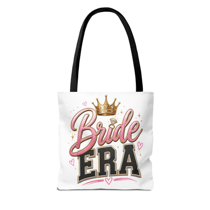 Bride Era Tote Bag — Bachelorette Bride Crown Tote for Bridal Shower & Wedding Weekend