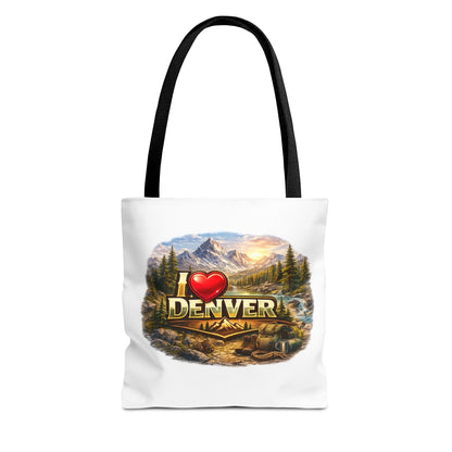 I  Denver Scenic Tote Bag — Colorado Mountain Travel Souvenir