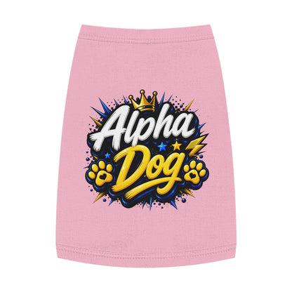 Alpha Dog Pet Tank Top — Bold Graphic Dog Shirt