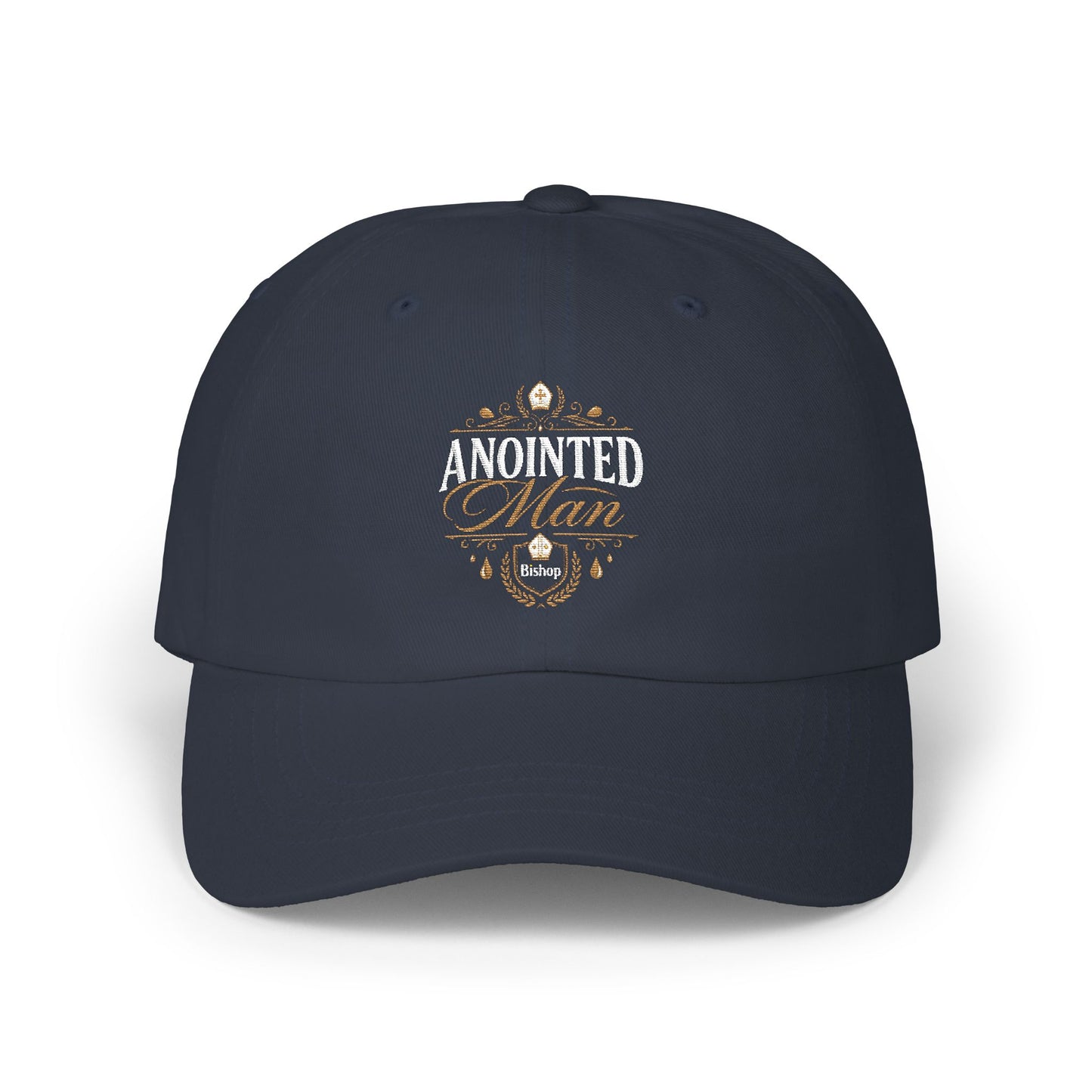 Anointed Mom Embroidered Dad Cap — Faith-Based Religious Baseball Hat