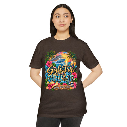 Girls Trip Cruise T-Shirt — Tropical Vacation Graphic Tee