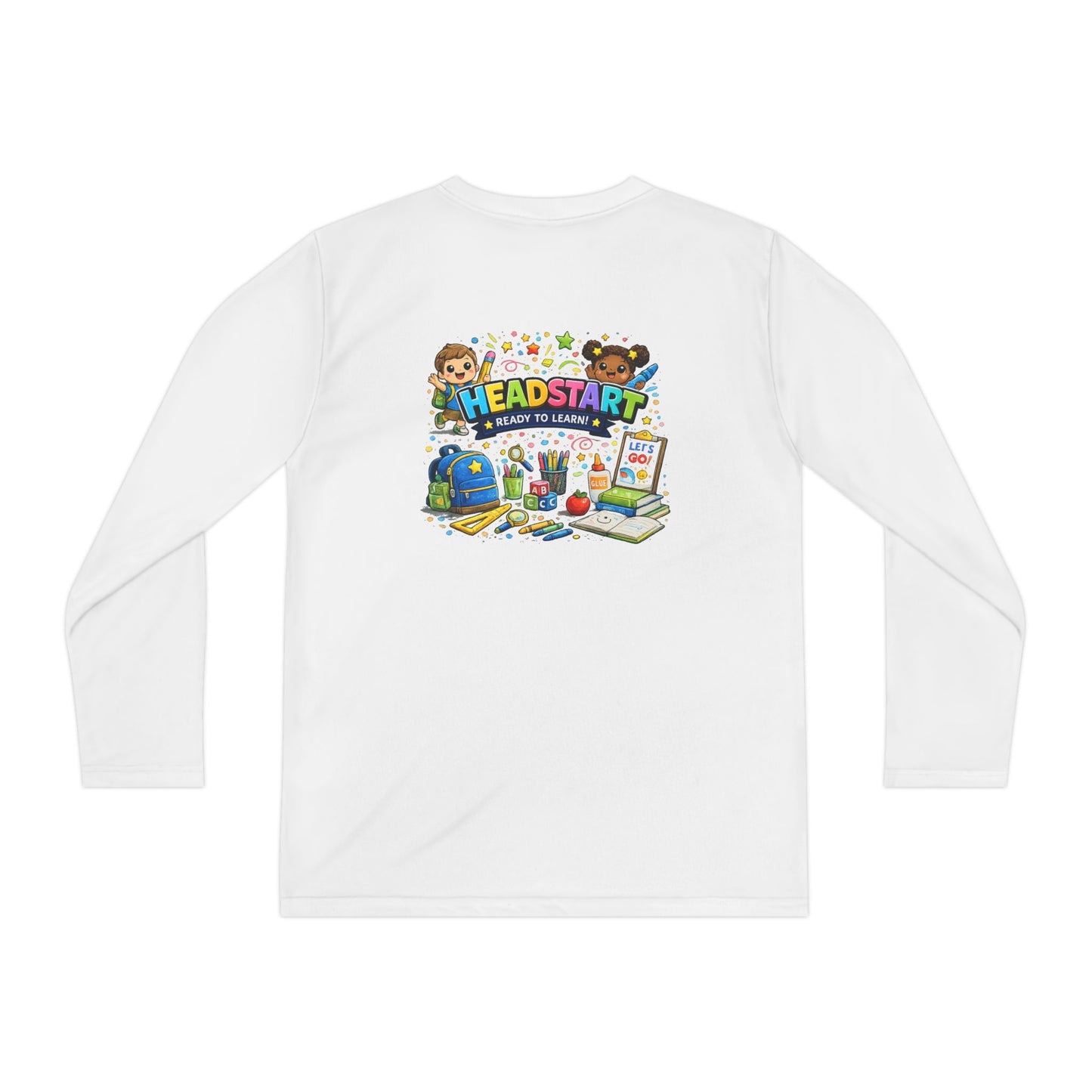 Head Start Kids Long Sleeve Tee — Back-to-School Preschool Shirt