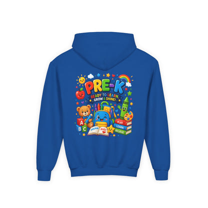 Pre-K Ready to Learn Youth Hoodie – Cute Back-to-School Preschool Sweatshirt