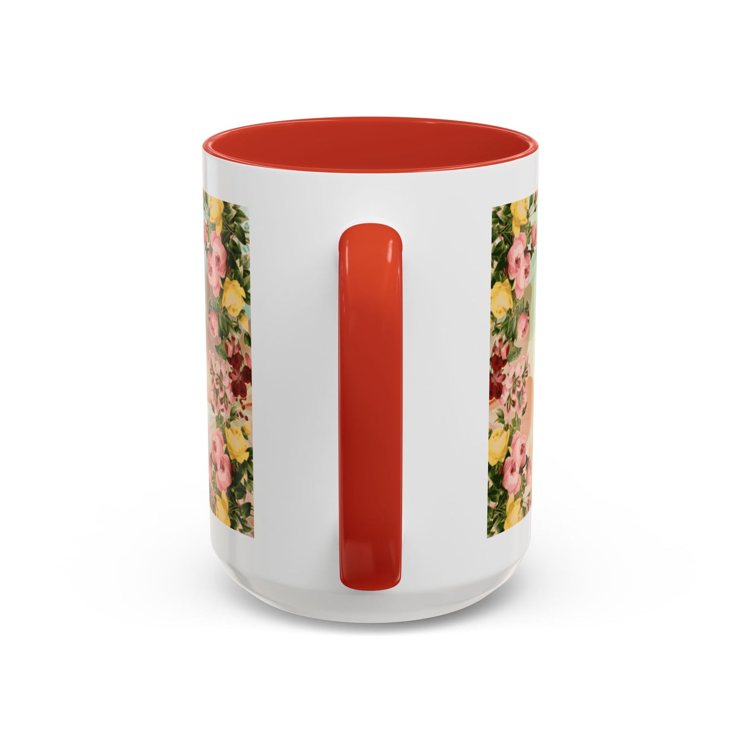 Mother’s Love Accent Coffee Mug – Floral Inspirational Gift (11/15 oz)
