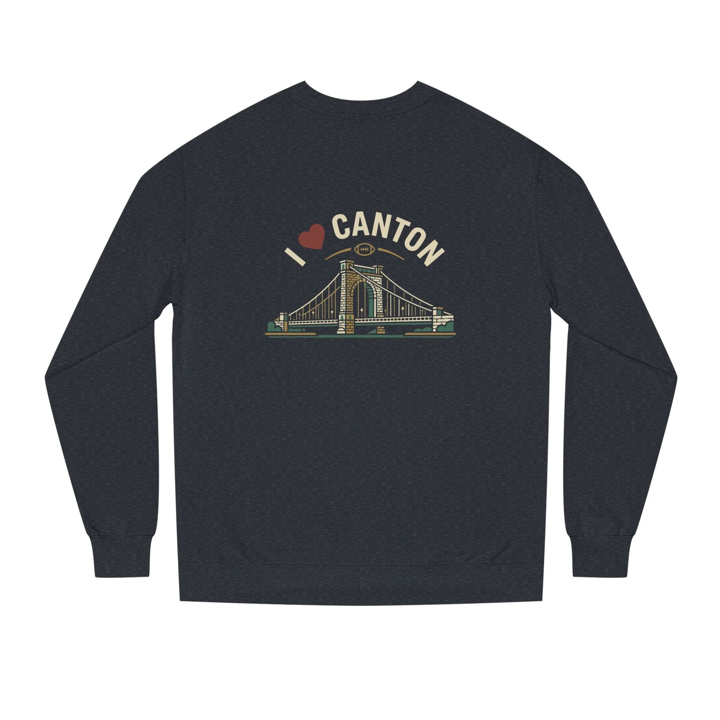 I  Canton Crewneck Sweatshirt — Canton Bridge Graphic Pullover