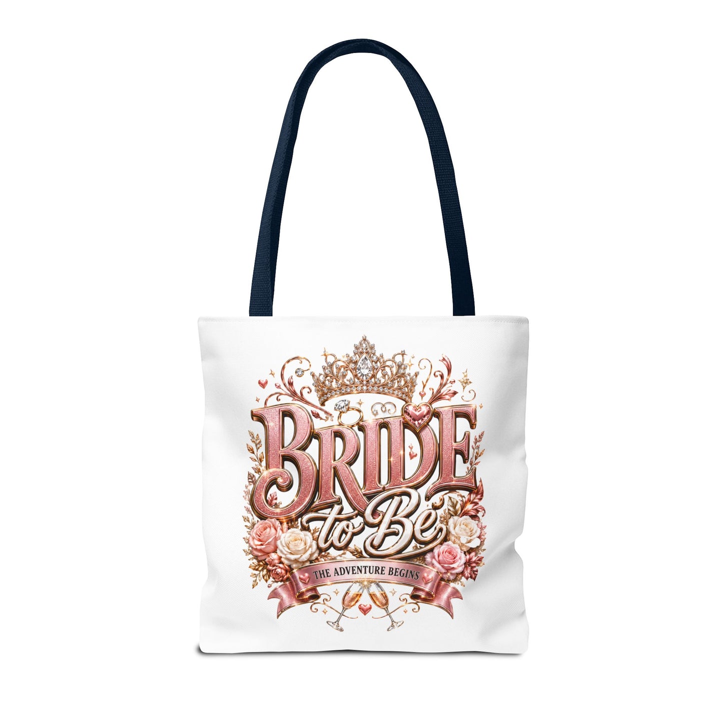 Bride-to-Be Floral Tote Bag - Bachelorette Gift & Bridal Shower Accessory