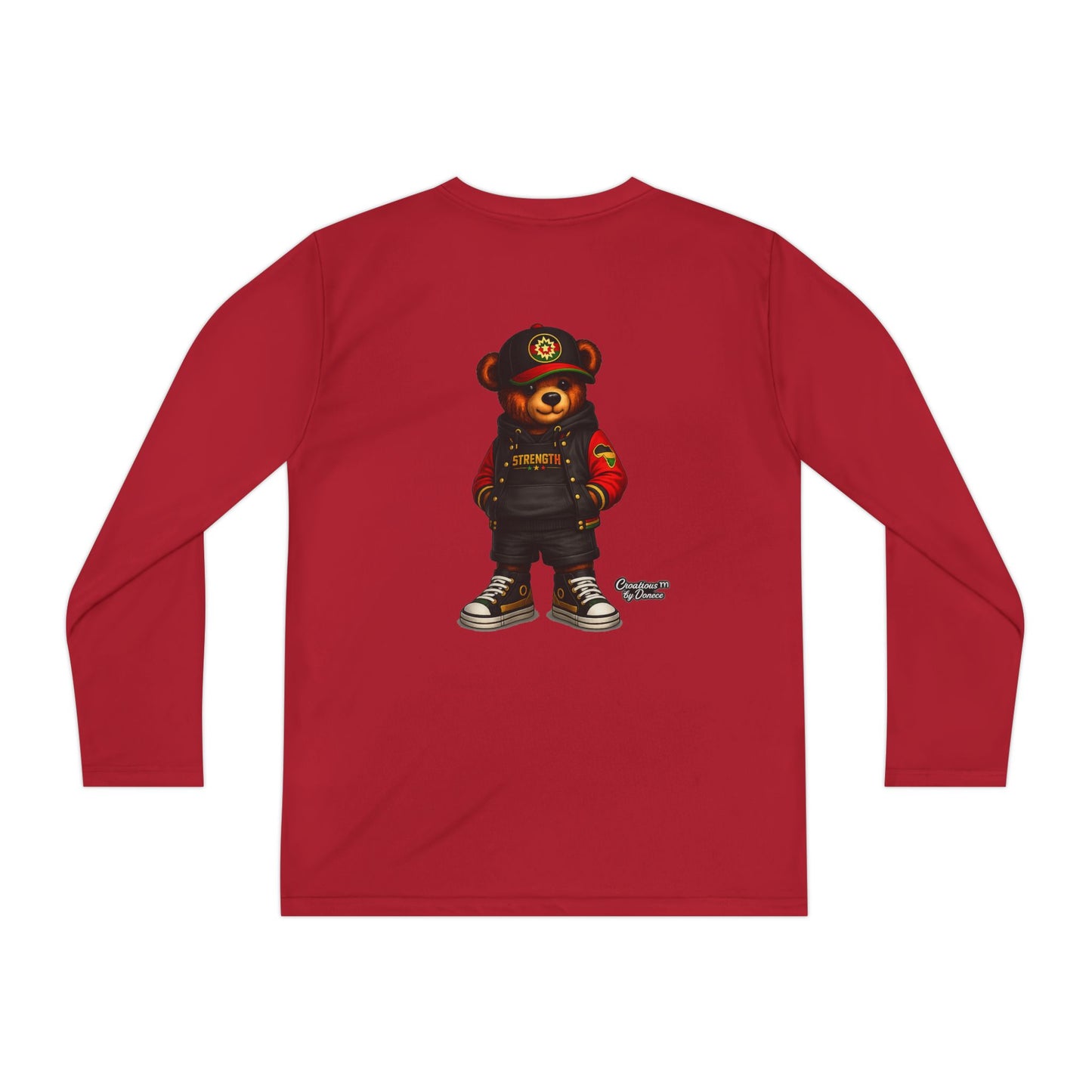 Youth Long Sleeve Tee — Urban Bear Graphic