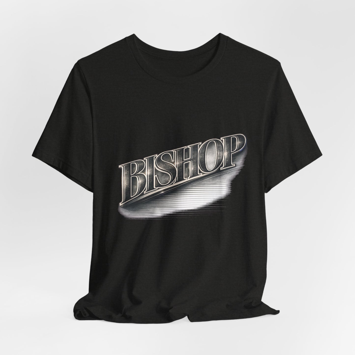 Bishop Retro Chrome Logo T‑Shirt