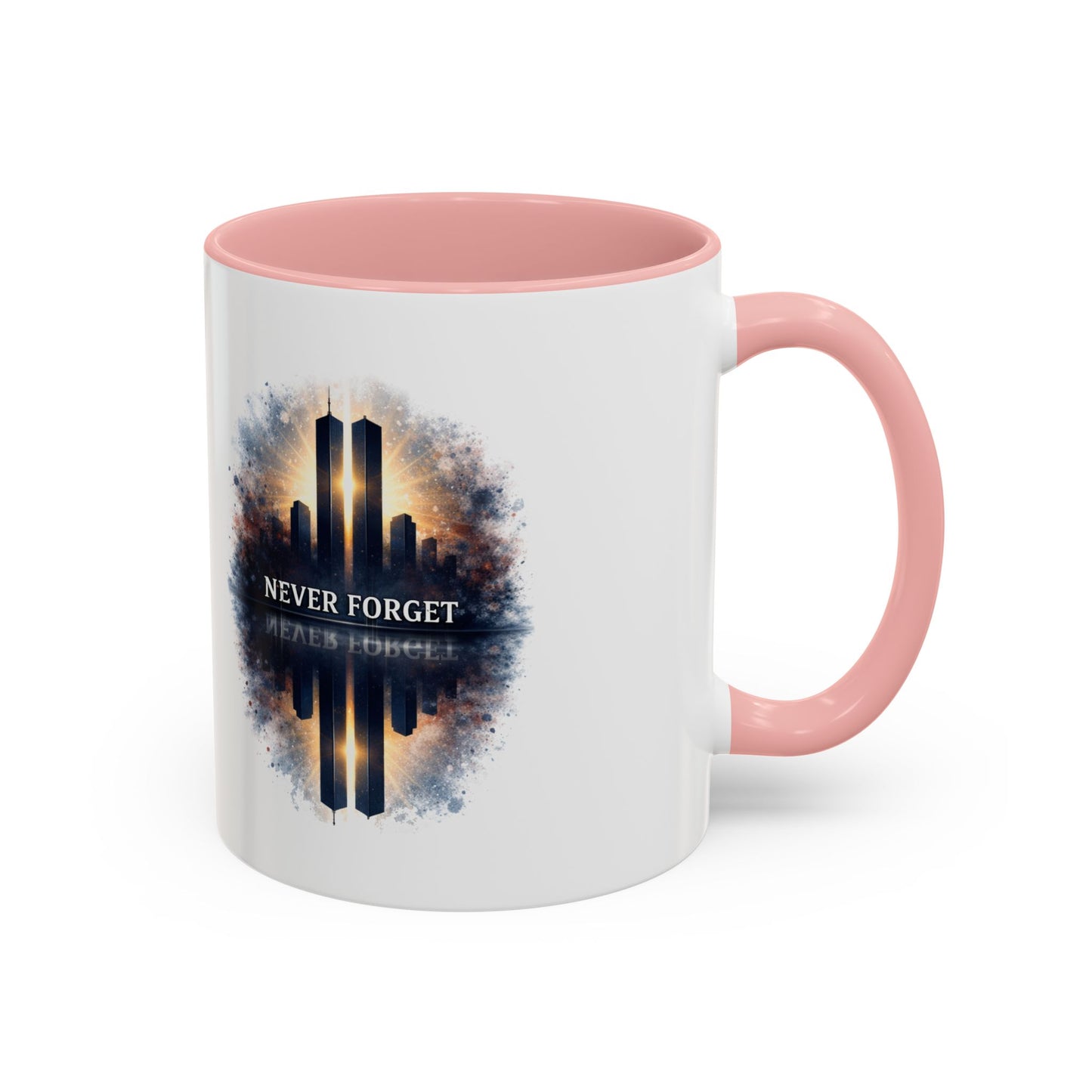 Never Forget 9/11 Memorial Accent Coffee Mug (11/15oz)