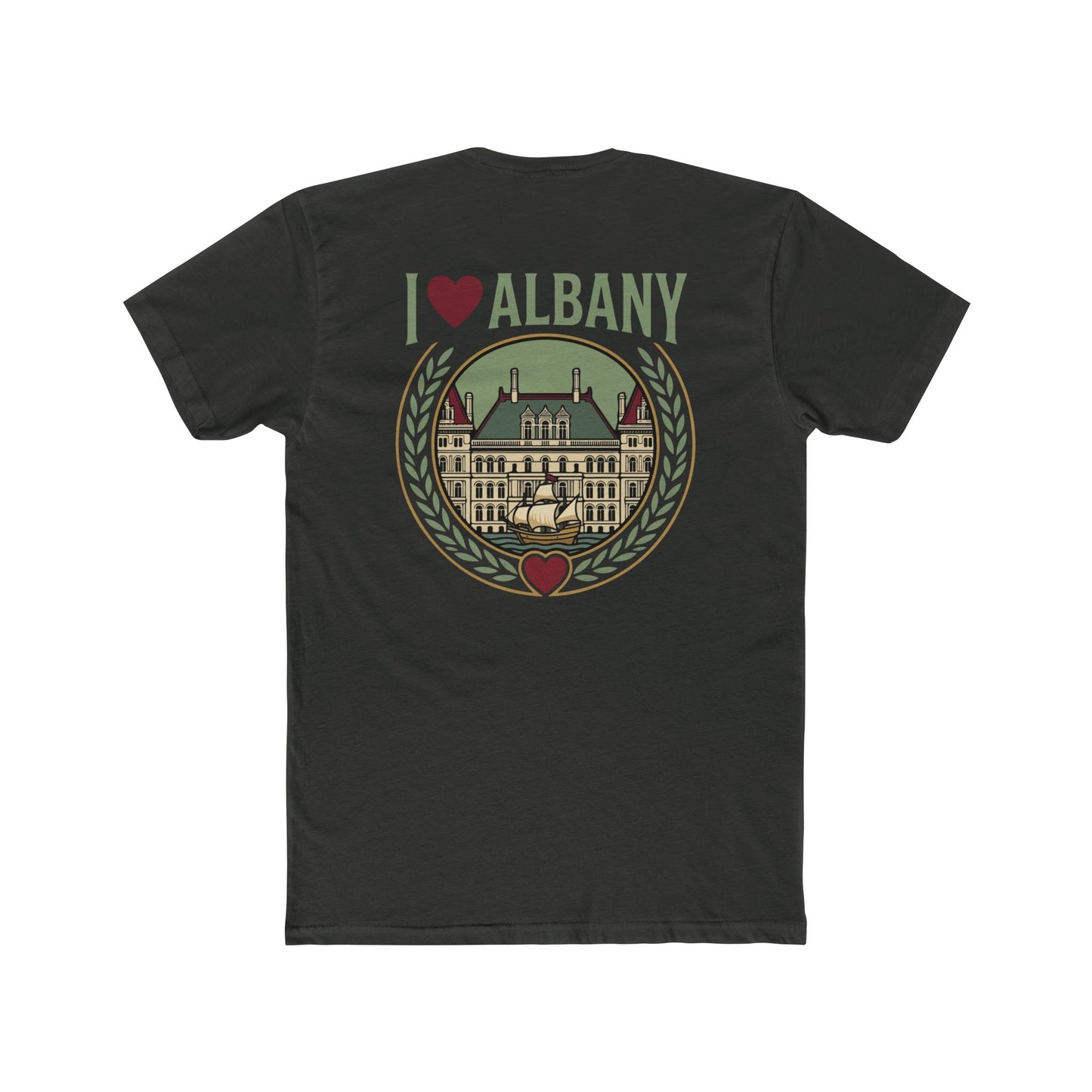 I  Albany T‑Shirt — Vintage Capitol Building City Pride Tee