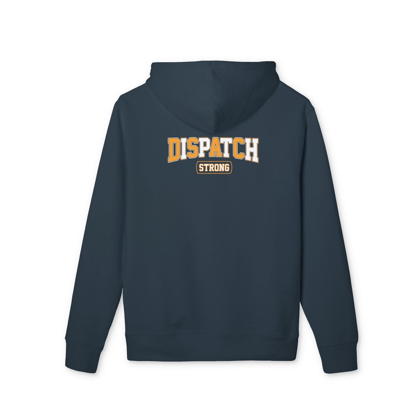 Dispatch Strong Hoodie — Retro Varsity Logo Pullover