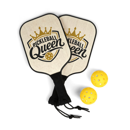 Pickleball Paddle — "Pickleball Queen" Paddle Set (2 Pack)