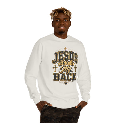 Jesus Got My Back Sweatshirt — Christian Faith Crewneck