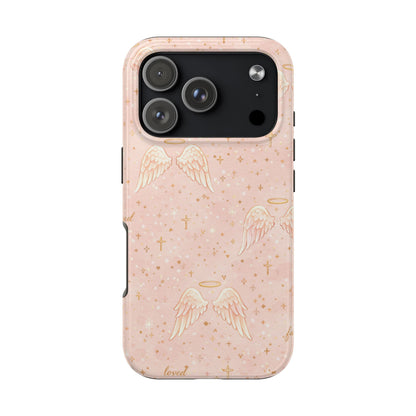 Faith & Grace Angels Phone Case | Christian floral iPhone Case