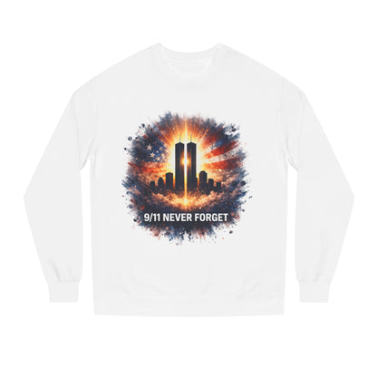 9/11 Never Forget Sweatshirt — World Trade Center Tribute Crewneck