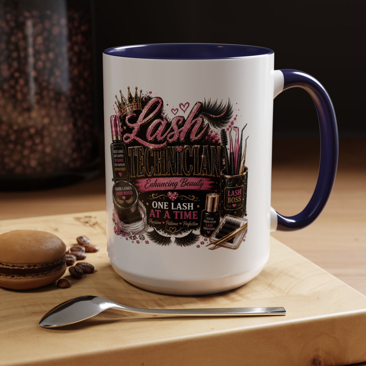 Lash Technician Coffee Mug — "Lash Technician: One Lash at a Time" Accent Mug
