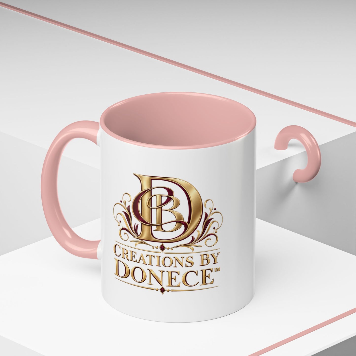 Creations by Donece Logo Accent Coffee Mug (11/15oz)