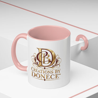 Creations by Donece Logo Accent Coffee Mug (11/15oz)