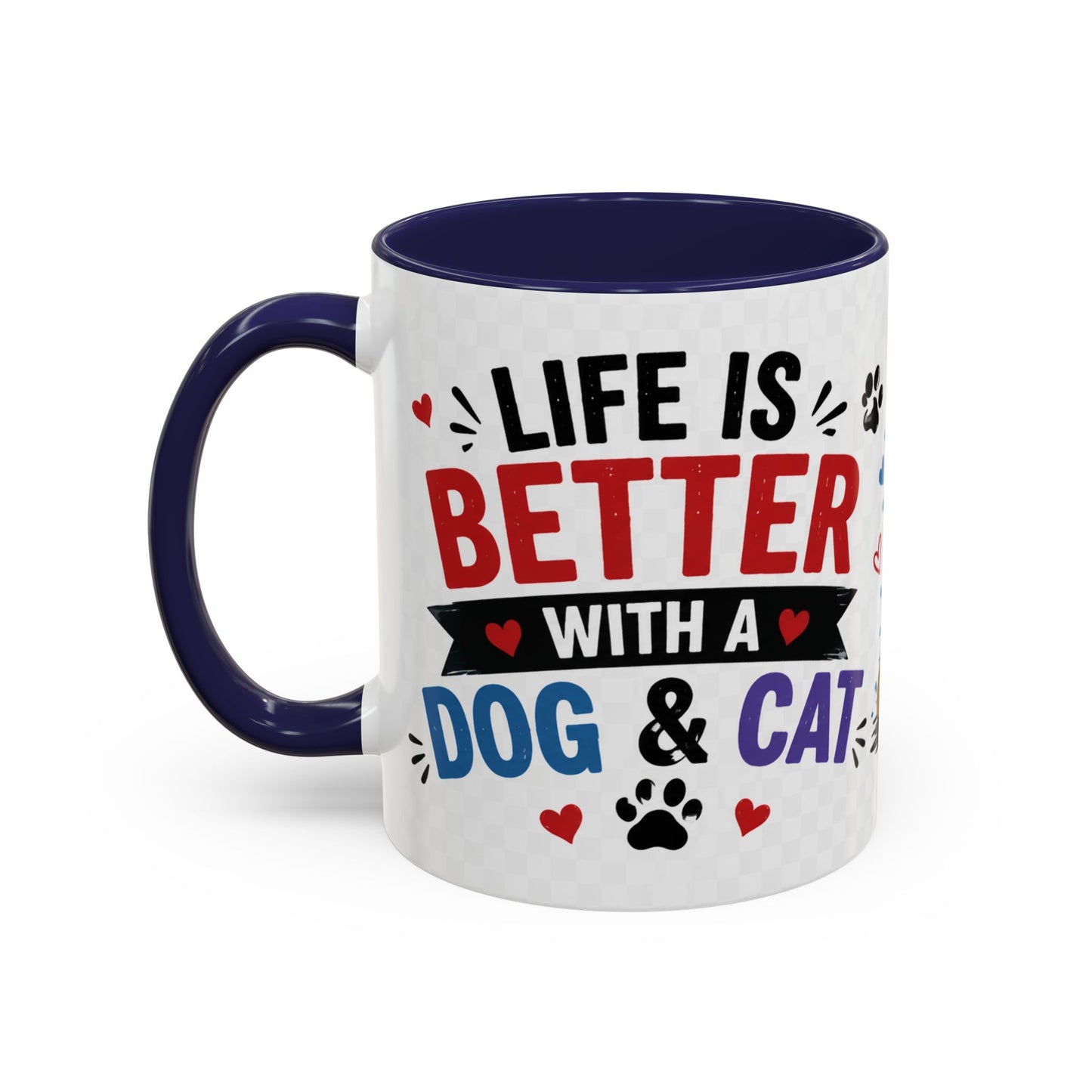 Dog and Cat Coffee Mug — 'This Is My Healer I'm A Cat' Cute Pet Lover Accent Mug (11/15oz)