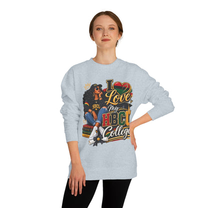 I Love My HBCU College Crewneck Sweatshirt
