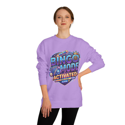 Bingo Mode Activated Sweatshirt — Fun Gamer/Player Bingo Crewneck
