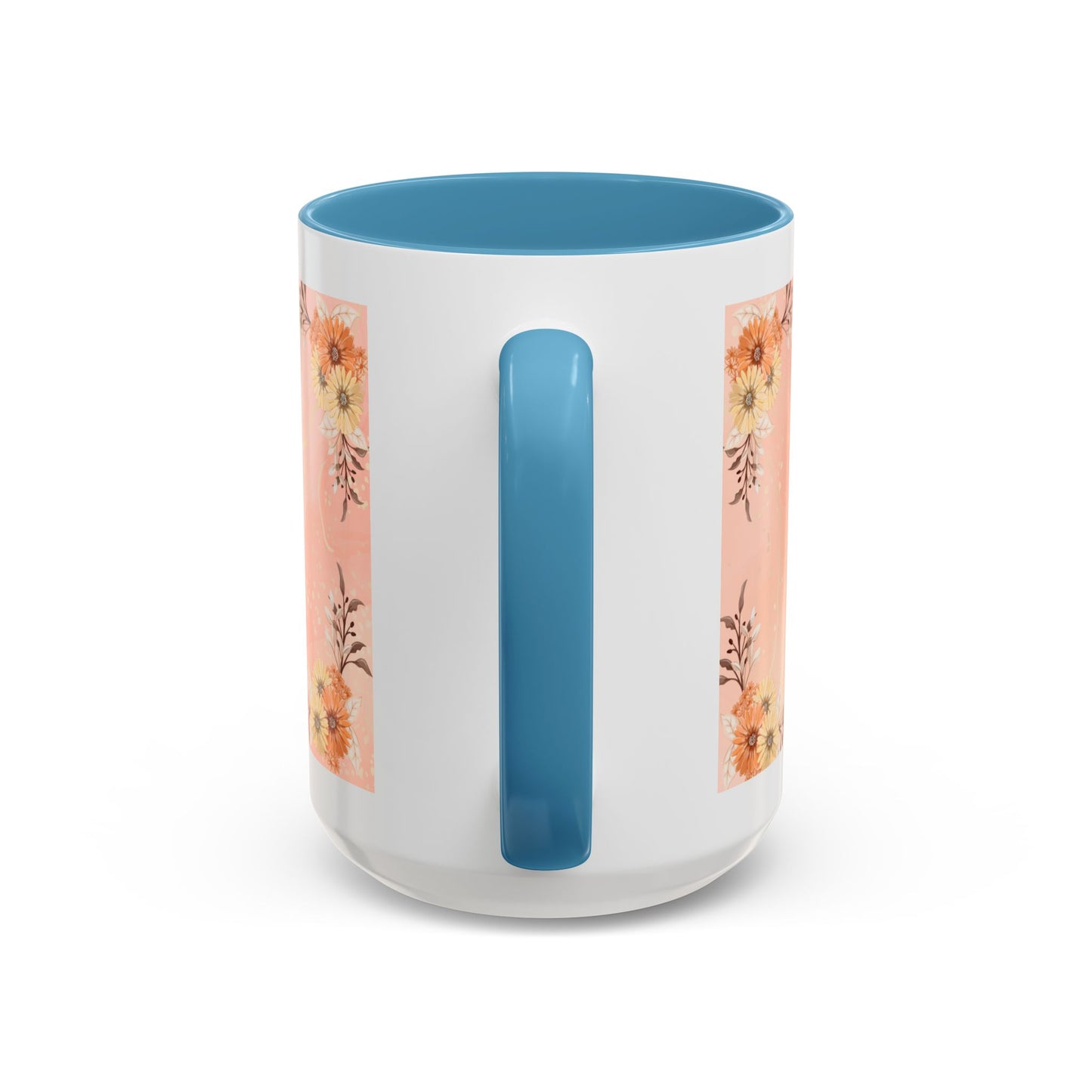 Mom Floral Accent Coffee Mug – Pink Butterfly Mother's Day Gift (11/15oz)