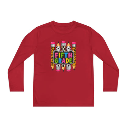 Fifth Grade Pencil Graphic Youth Long Sleeve Tee